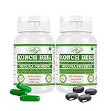Konch Beej (Mucuna Pruriens, Kaunch Beej) Capsules | 500 mg. - 10:1 Potent...