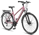 Licorne Bike Premium Touring Trekking Bike in 28 Zoll Aluminium...