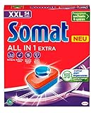 Somat All in 1 Extra Spülmaschinen Tabs (54 Tabs), Geschirrspül Tabs für...
