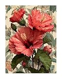 Blume Diamond Painting Kit Groß XXL 60x80 cm, 5D DlY Pflanze Diamant...
