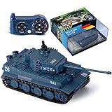 Ferngesteuerter Mini RC Panzer German Tiger I - Modellbau R/C Battletank...