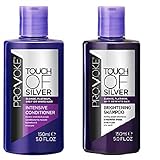 „Touch of Silver“ Aufhell-Shampoo und intensive Haarspülung, 150 ml