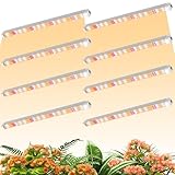 Niello 8PACK T8 Pflanzenlampe LED, Vollspektrum Grow Lampe für...