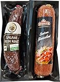 Salami Wurst Paket | frisch vom Metzger Rindersalami ganze Wurst &...