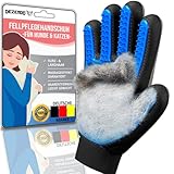 DEZENDO® Premium Fellpflegehandschuh für Hund & Katze | Hundehaare &...