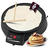 Clatronic Crepes Maker für Crepes mit Ø 29 cm | Crepe Maker inkl....