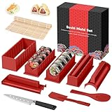 SKYSER Sushi Maker set, 12 Artikel Sushi Maker Kit für Anfänger zum...