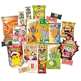 Asiatische Süßigkeiten Box Snacks Candy Jelly Chips Cracker aus Thailand...