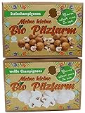 Bio Champignon Komplettset 1x Steinchampignon + 1x Champignon - Pilze...