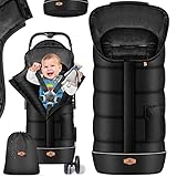 KIDIZ® Babyfußsack Baby Fußsack Winterfußsack Babyschale mit...