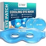 Kühlmaske Gesicht, Kühlmaske Augenmaske mit 2x Augen Kühlpads,Augen...