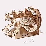3D-Holzpuzzle, Kugelbahn für Erwachsene, handgekröpft, mechanisches...
