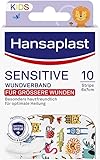 Hansaplast Sensitive Kids Wundverband (6 x 7 cm), besonders hautfreundliche...