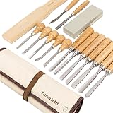 COOZEE 16-Teilig Professionelle Stechbeitel Set, Holz Meißel für...