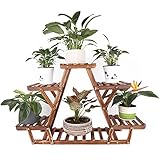 unho Blumenregal Blumentreppe 6 Ebenen Pflanzentreppe für Indoor Balkon...