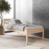 Hansales Seniorenbett 90x200 cm Anu aus Massivholz FSC® Birkenholz ohne...