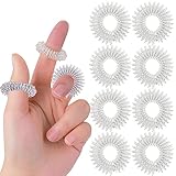 8 Stück Akupressur Ringe Set, Akupressurring für Finger Massage Ring...