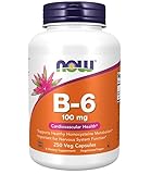 NOW Foods Vitamin B-6, 100mg - 250 Kapseln