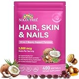 Biotin Hochdosiert Ergänzung, Haar, Haut und Nägel Vitamine Softgels, 22...