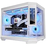 Mars Gaming MC-3TCORELCDM Micro-ATX Gaming-Gehäuse, anpassbarer 7,2'...