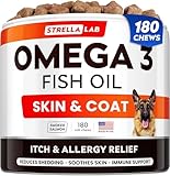 MegiaExist Omega 3 Leckerlis für Hunde - Allergie und Juckreiz Linderung -...