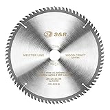 S&R-TCT-Hartmetall Kreissägeblatt 254mm – Mehrzweck Sägeblatt mit 80...