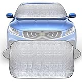 Frontscheibenabdeckung Winter, Scheibenabdeckung Auto Winter Frostabdeckung...