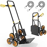 YITAHOME Faltbarer Treppensteiger mit 6x φ15,2 cm Großen...