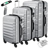 KESSER® 3pcs Hartkoffer Koffer Set Reisekoffer Set Trolley Koffer inkl....