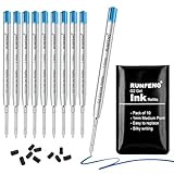 10er-Set Großraumminen für Kugelschreiberminen Großraumminen Metall...