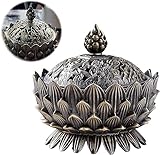 Lotus Shaped Incense Burner Alloy Räuchergefäss Räuchergefäß Weihrauch...