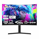 SMART TECH 240hz Gaming Monitor 27 Zoll Curved 1500R, Mit Zwei...