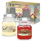 Yankee Candle Duftkerzen Geschenkset | 2 kleine Glaskerzen | bis zu 30...