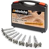 Hinrichs Forstnerbohrer Set 17 teilig im Koffer - Forstnerbohrer-Set 15 bis...