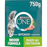 PURINA ONE BIFENSIS Indoor Formula Katzenfutter trocken für Hauskatzen,...
