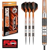 RED DRAGON Darts – Amberjack 2 Serie 21g Stahlspitze Dart-Set mit Dart...