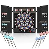 Physionics® Elektronische Dartscheibe - viele Spiele, mehr als 100...