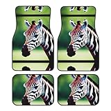 Zebra und Giraffe Auto Fußmatten - Vierteiliges Set, Universal vorne &...