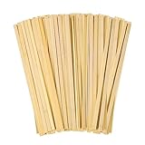 150 Stück Holzspatel zum Basteln, Holzstäbchen Bastelstäbe Holzstäbe...