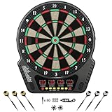 AJOXEL Elektrisches Dartboard, Innovativer Dartautomat mit 27 Spiele 243...