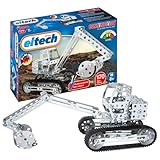 Eitech 00087 Metallbaukasten - Bagger I, Modellauto mit 170 Bauteilen,...