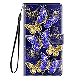 Kompatibel mit/Ersatz für Apple iPhone 12/12 Pro PU Leder Hülle Schutz...