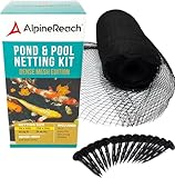 AlpineReach 2m x 3m Teichnetz Feinmaschig (10x10mm) Extra Stark Gewebtes...