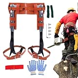 Bohany Steigeisen für Bäume – Steigeisen für die Arbeit aus Leder,...