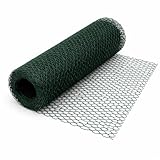 Wühlmausgitter 1 x 25 m, Stabiler Wühlmausschutz für Hochbeet und Rasen,...