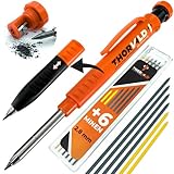 THORVALD Robuster Tieflochmarker Bleistift (+ 7 Minen, Spitzer und...
