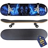 BEST SPORTING Skateboard Lion – Robustes Holzdeck & ABEC 5 Kugellager...