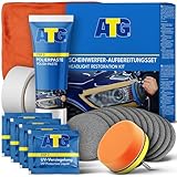 ATG® Scheinwerfer Aufbereitung Set - Universal Auto Scheinwerfer Polierset...