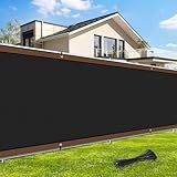 NZQXJXZ Zaunblende 1,8 x 15 m Gartennetz, Winddichter Sichtschutz Aus...