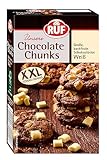 RUF Chocolate Chunks Weiß, backfeste Schokoladen-Tropfen, XXL Schoko-Drops...